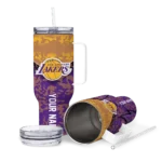 custom los angeles lakers chevron stripe purple curved tumbler best selling 1.webp