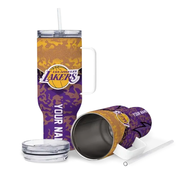 custom los angeles lakers chevron stripe purple curved tumbler high quality 1.webp