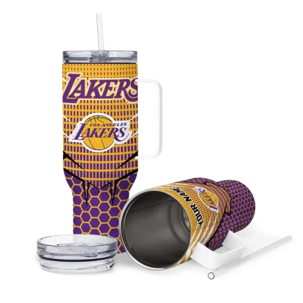 custom los angeles lakers hex texture purple curved tumbler high quality 1.webp