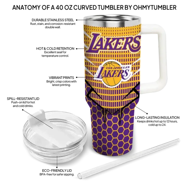 custom los angeles lakers hex texture purple curved tumbler new arrival 1.webp