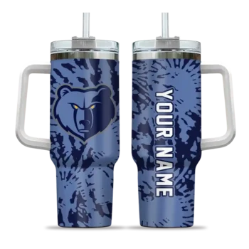 custom memphis grizzlies burst swirl blue curved tumbler best selling 1.webp