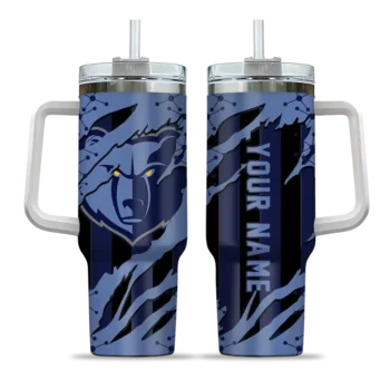 custom memphis grizzlies claw cut blue black curved tumbler best selling 1.webp