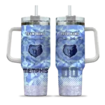 custom memphis grizzlies geometric prism blue curved tumbler best selling 1.webp