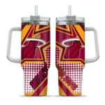 custom miami heat arrow burst red curved tumbler best selling 1.webp