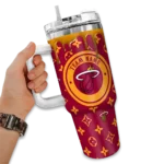 custom miami heat bullseye drips red curved tumbler best selling 1.webp