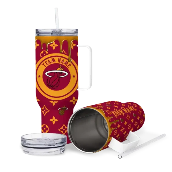 custom miami heat bullseye drips red curved tumbler high quality 1.webp