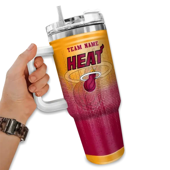 custom miami heat gradient dots red curved tumbler fashion forward 1.webp