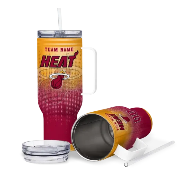 custom miami heat gradient dots red curved tumbler high quality 1.webp