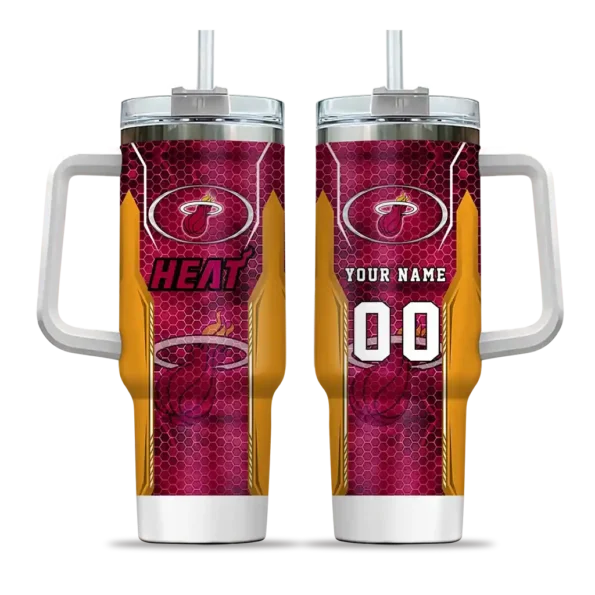 custom miami heat hexagon armor red curved tumbler best selling 1.webp