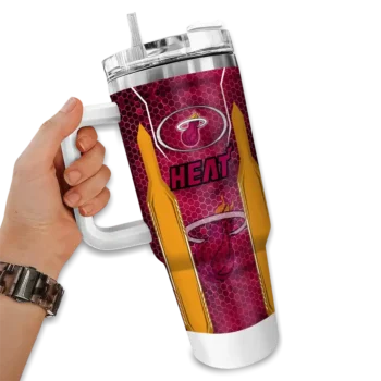 custom miami heat hexagon armor red curved tumbler fashion forward 1.webp