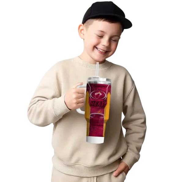 custom miami heat hexagon armor red curved tumbler latest model 1.webp