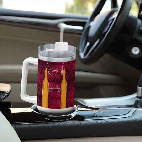 custom miami heat hexagon armor red curved tumbler trendy 1.webp