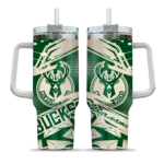 custom milwaukee bucks abstract paths green curved tumbler best selling 1.webp