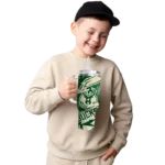custom milwaukee bucks abstract paths green curved tumbler best selling 1.webp
