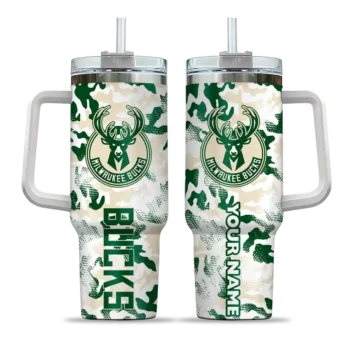 custom milwaukee bucks camo mashup green white curved tumbler best selling 1.webp