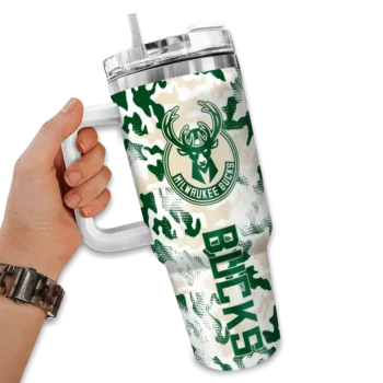 custom milwaukee bucks camo mashup green white curved tumbler fashion forward 1.webp