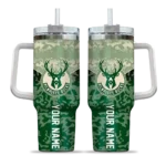 custom milwaukee bucks chevron stripe green curved tumbler best selling 1.webp