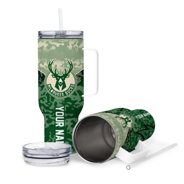 custom milwaukee bucks chevron stripe green curved tumbler high quality 1.webp