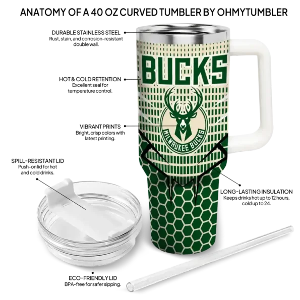 custom milwaukee bucks hex texture green curved tumbler new arrival 1.webp