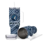 custom minnesota timberwolves bold diamonds midnight blue curved tumbler best selling 1.webp