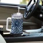 custom minnesota timberwolves chevron angle midnight blue curved tumbler best selling 1.webp