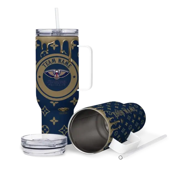 custom new orleans pelicans bullseye drips navy curved tumbler high quality 1.webp