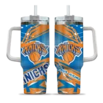 custom new york knicks abstract paths blue curved tumbler best selling 1.webp
