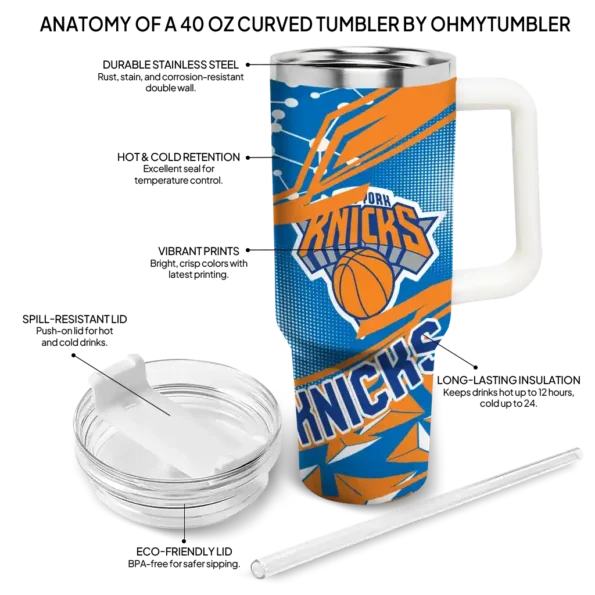 custom new york knicks abstract paths blue curved tumbler new arrival 1.webp