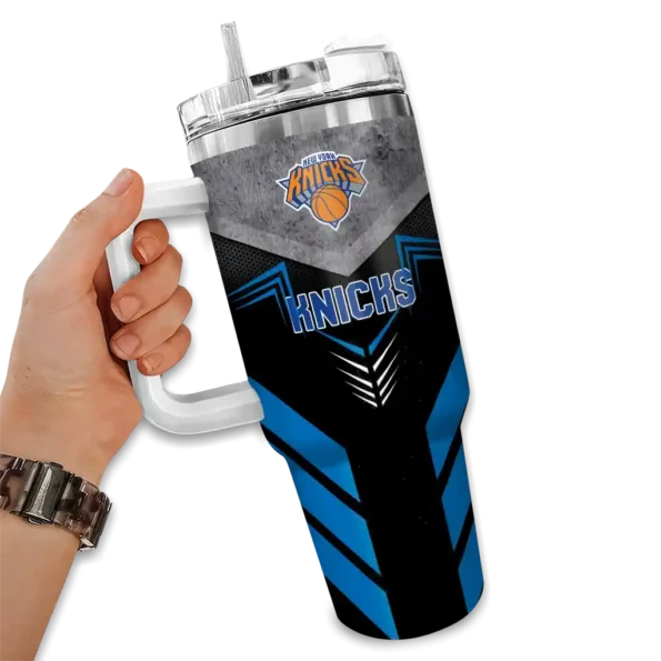 custom new york knicks arrow armor blue black curved tumbler fashion forward 1.webp