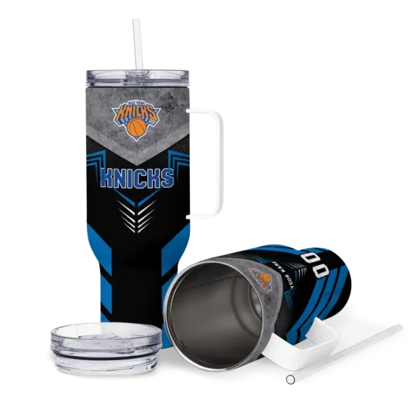 custom new york knicks arrow armor blue black curved tumbler high quality 1.webp