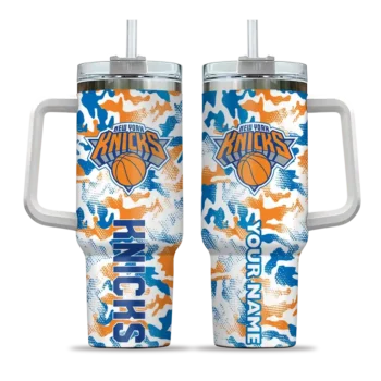 custom new york knicks camo mashup blue white curved tumbler best selling 1.webp