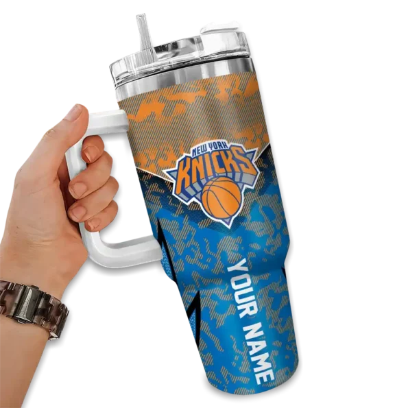 custom new york knicks chevron stripe blue curved tumbler fashion forward 1.webp