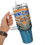 custom new york knicks hex texture blue curved tumbler best selling 1.webp