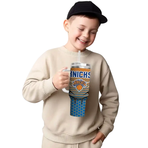 custom new york knicks hex texture blue curved tumbler latest model 1.webp