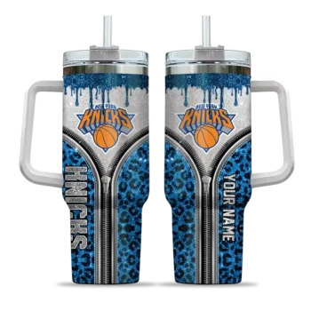 custom new york knicks leopard zipper blue curved tumbler best selling 1.webp