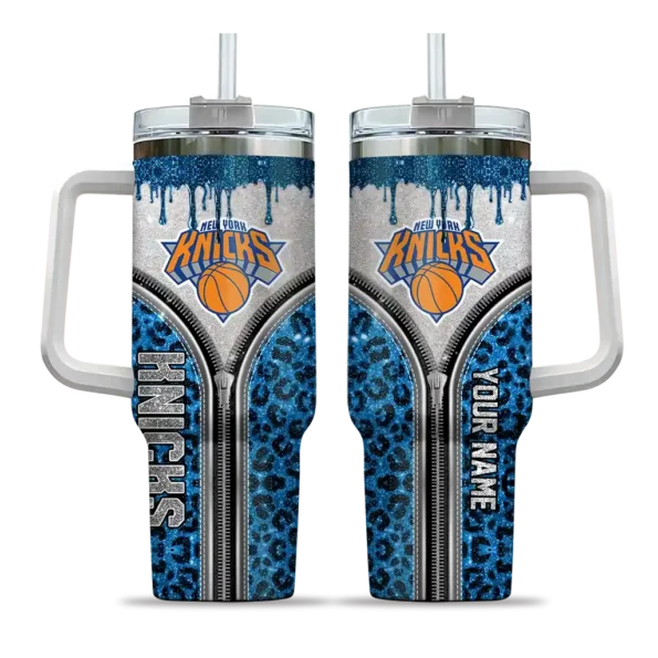 custom new york knicks leopard zipper blue curved tumbler best selling 1.webp