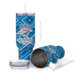 custom oklahoma city thunder bold diamonds blue curved tumbler best selling 1.webp