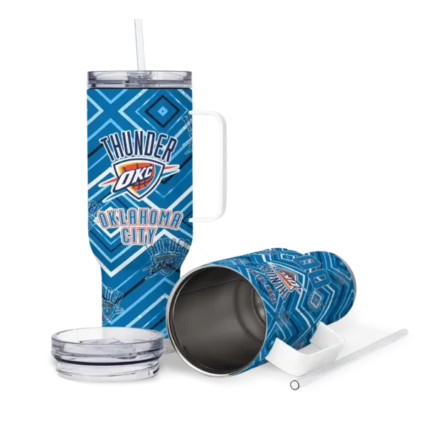 custom oklahoma city thunder bold diamonds blue curved tumbler high quality 1.webp