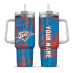 custom oklahoma city thunder burst swirl blue curved tumbler best selling 1.webp