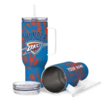 custom oklahoma city thunder burst swirl blue curved tumbler best selling 1.webp