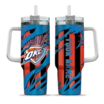 custom oklahoma city thunder claw cut blue black curved tumbler best selling 1.webp