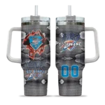 custom oklahoma city thunder superman shield blue gray curved tumbler best selling 1.webp