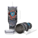 custom oklahoma city thunder superman shield blue gray curved tumbler best selling 1.webp
