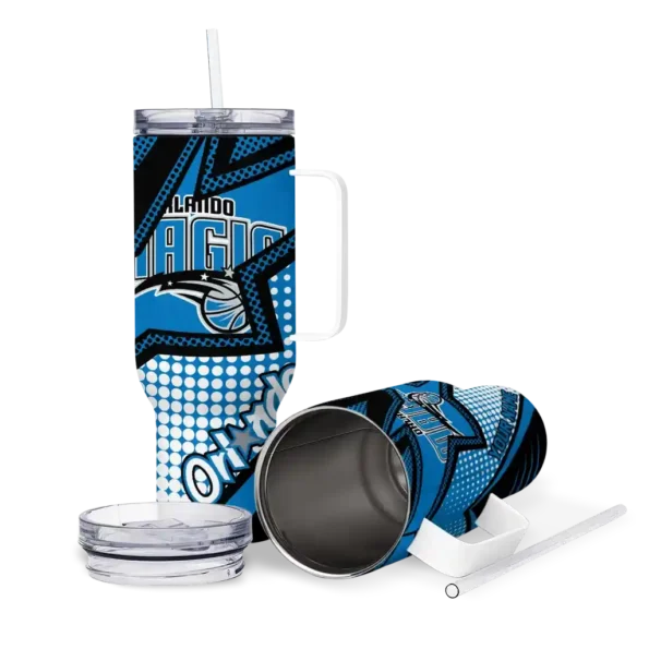 custom orlando magic arrow burst blue curved tumbler high quality 1.webp