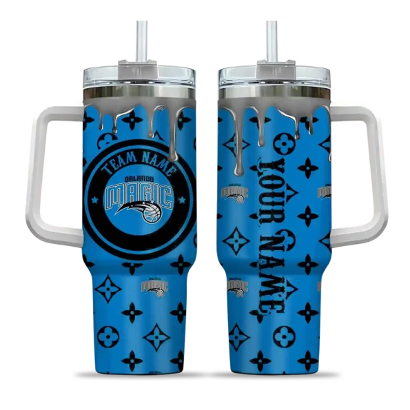 custom orlando magic bullseye drips blue curved tumbler best selling 1.webp