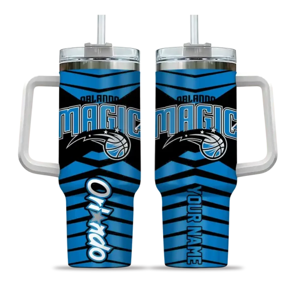 custom orlando magic chevron layers blue curved tumbler best selling 1.webp