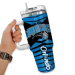 custom orlando magic chevron layers blue curved tumbler best selling 1.webp