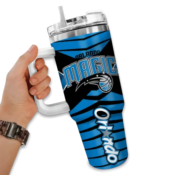 custom orlando magic chevron layers blue curved tumbler fashion forward 1.webp