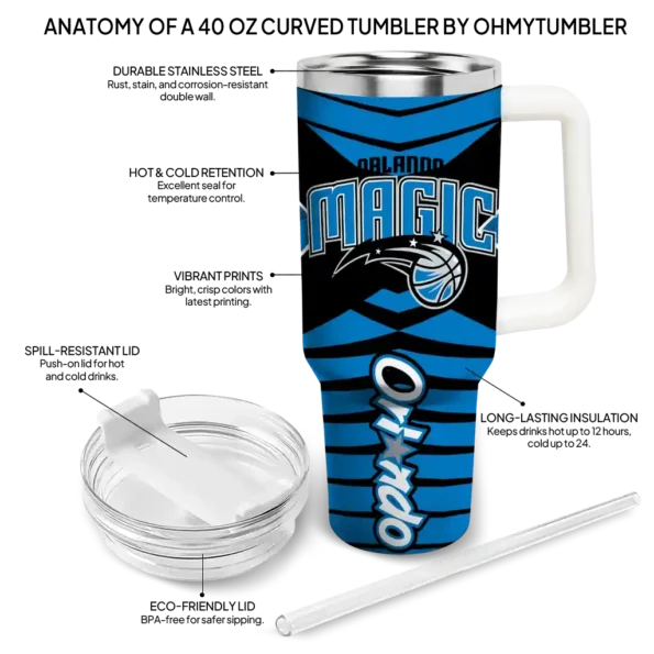 custom orlando magic chevron layers blue curved tumbler new arrival 1.webp