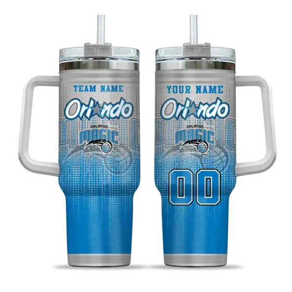 custom orlando magic gradient dots blue curved tumbler best selling 1.webp
